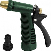 Пистолет для полива регулируемый, зеленый Профи 145 мм