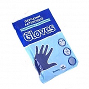 Перчатки латекс.сверхпрочные XL (супер больш.) Синие Gloves HB004G