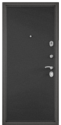 Дверь мет. Х5 860*2050 левая темно-серый букле графит CK65-S, ПВХ Лиственница темная, хром 